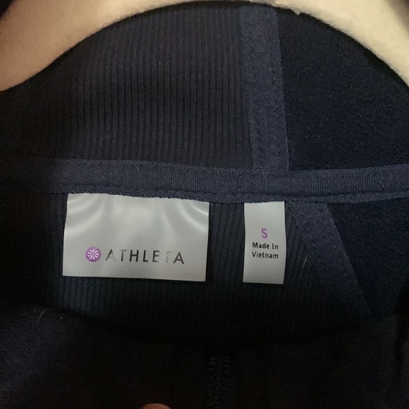 Athleta Cya Stronger Navy Full Zip Long Sleeve Jacket Hoodie‎ - Picture 2 of 4